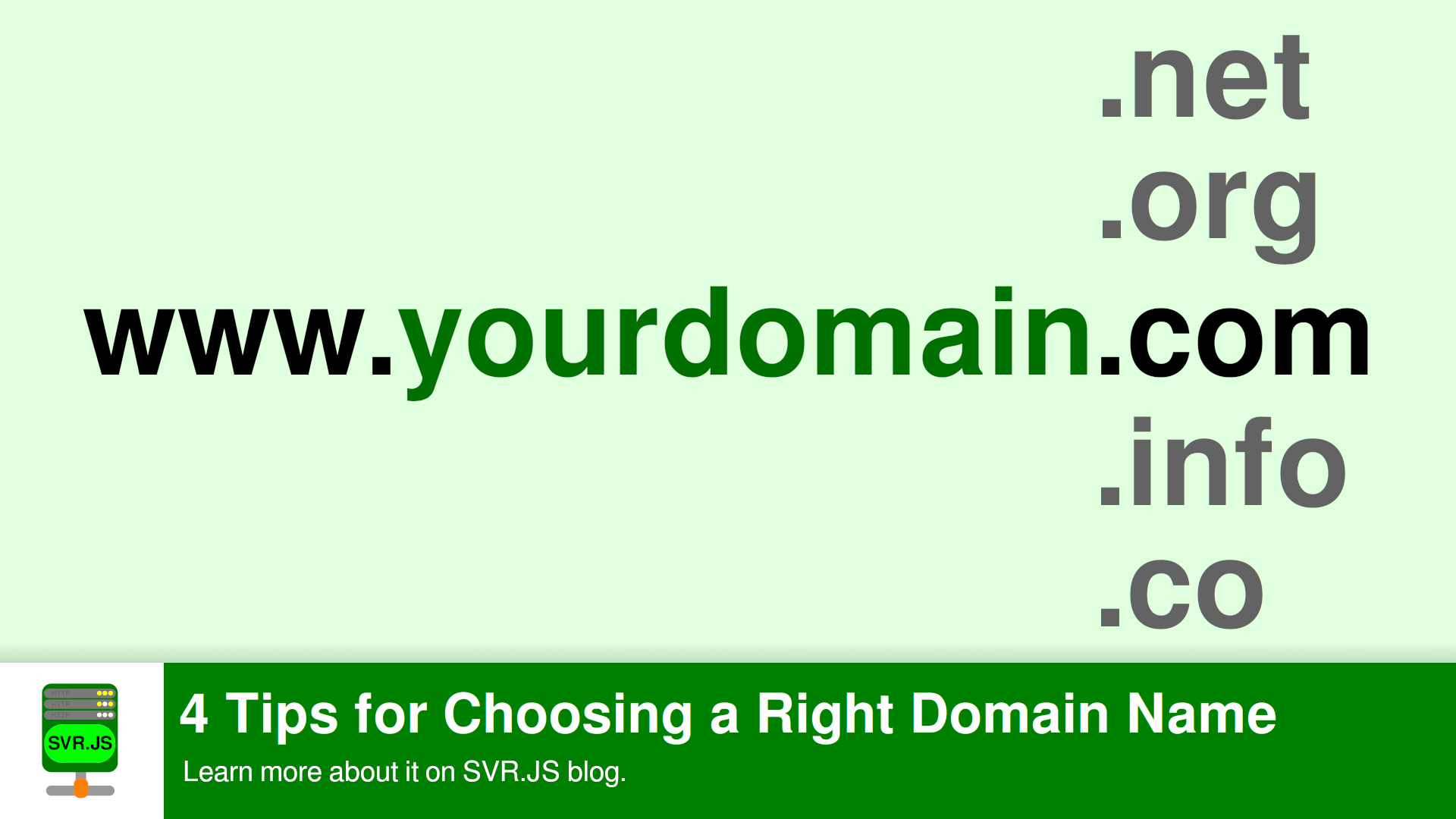 4 Tips for Choosing a Right Domain Name