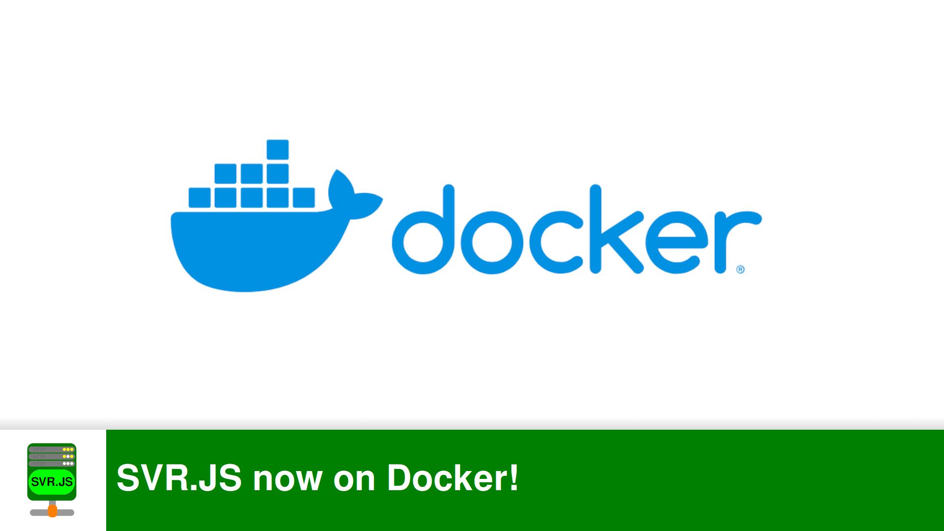 SVR.JS now on Docker!