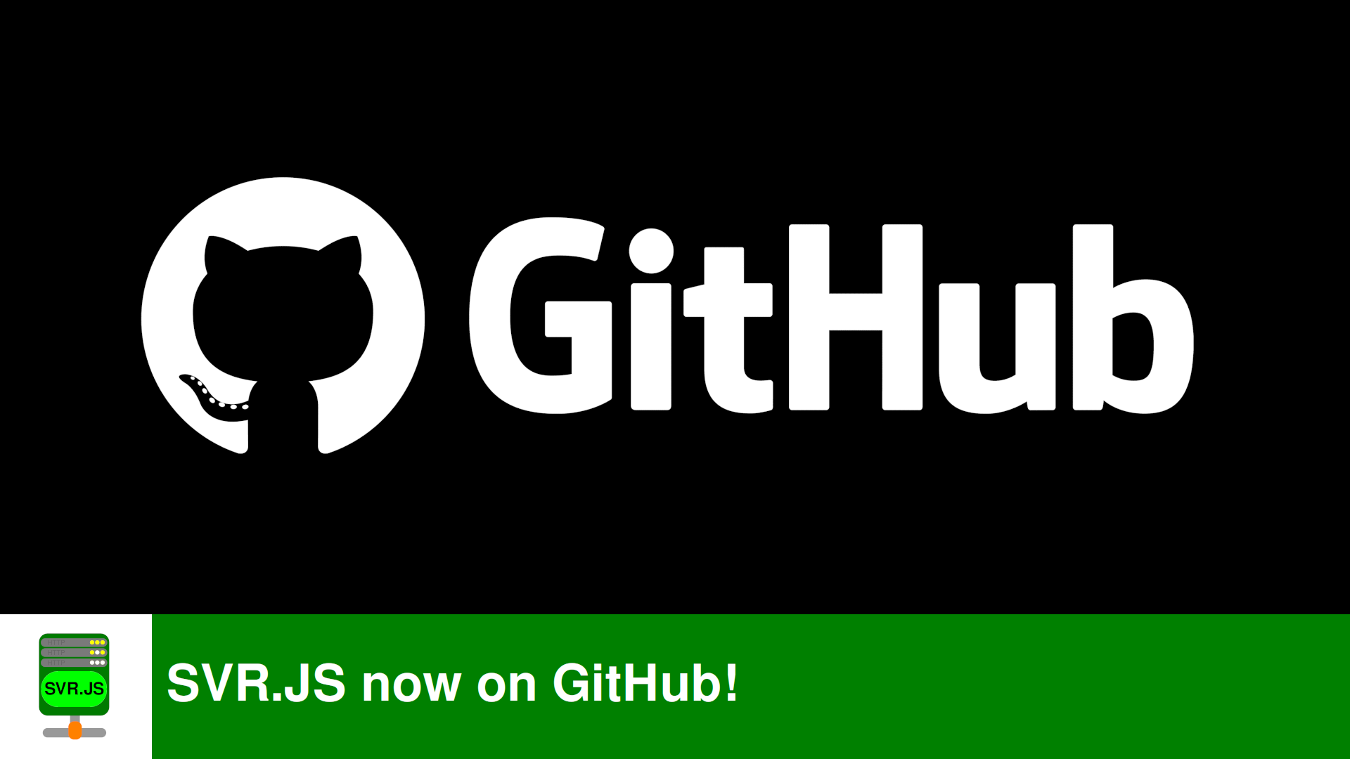 SVR.JS now on GitHub!